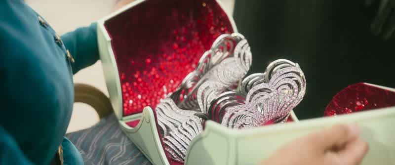 Mother's jeweled shoes