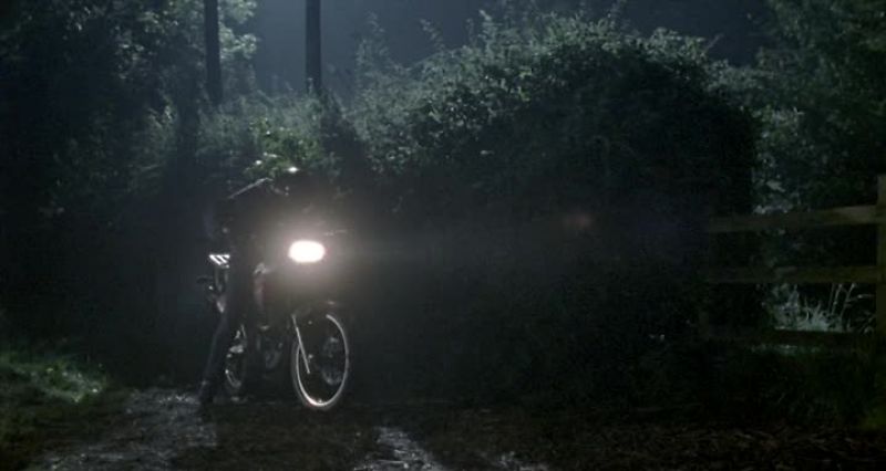 [motorbike engine roaring]