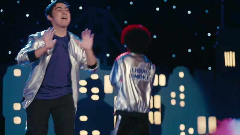[mouthing lyrics] ♪ Party plan, push that system ♪