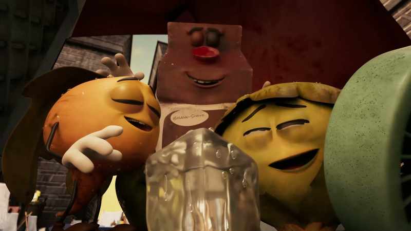 Move it! - Hey, stop hogging the blow zone