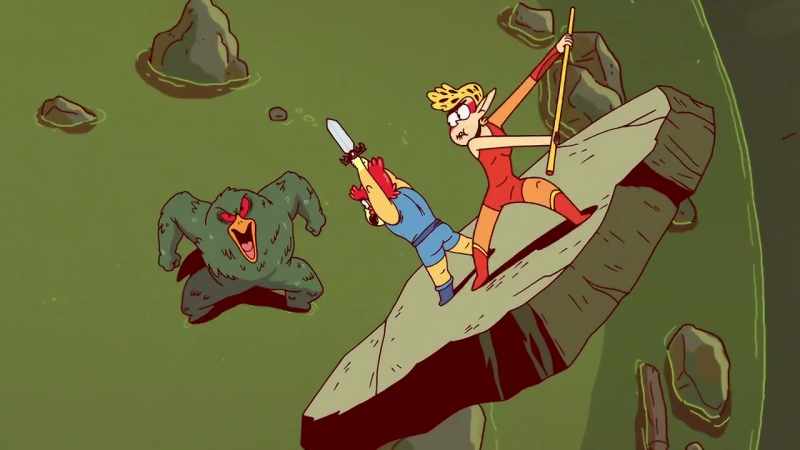 Move it, Lion-O! -[exclaims]