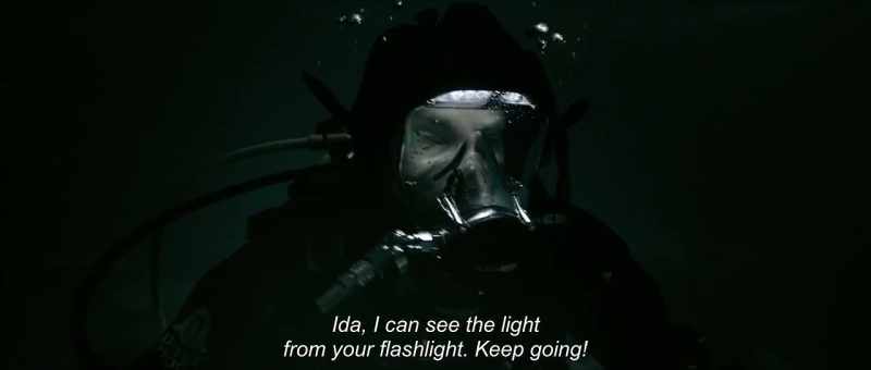 Move the line to the marker buoy so it's attached to me
