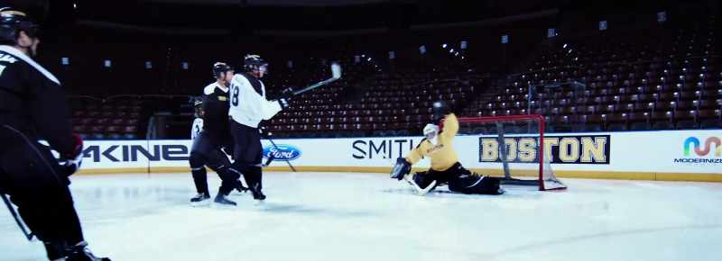 Move the puck! Move it! Move it!