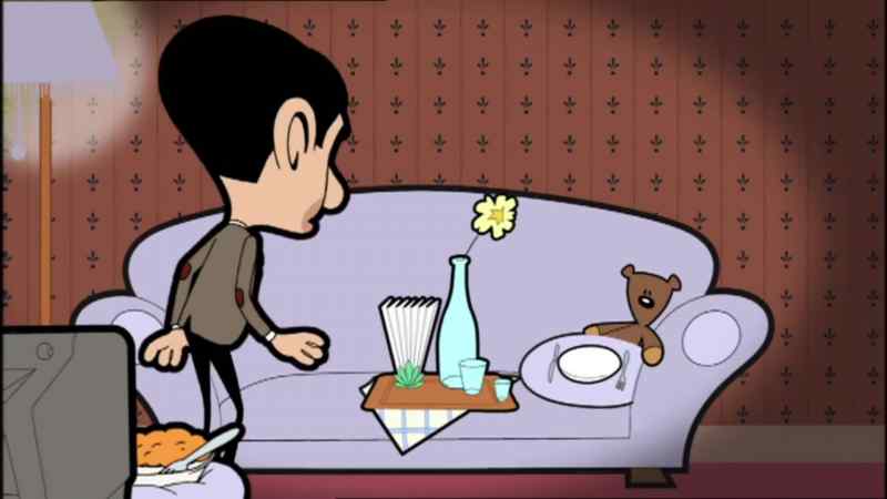 MR. BEAN: God's sake!