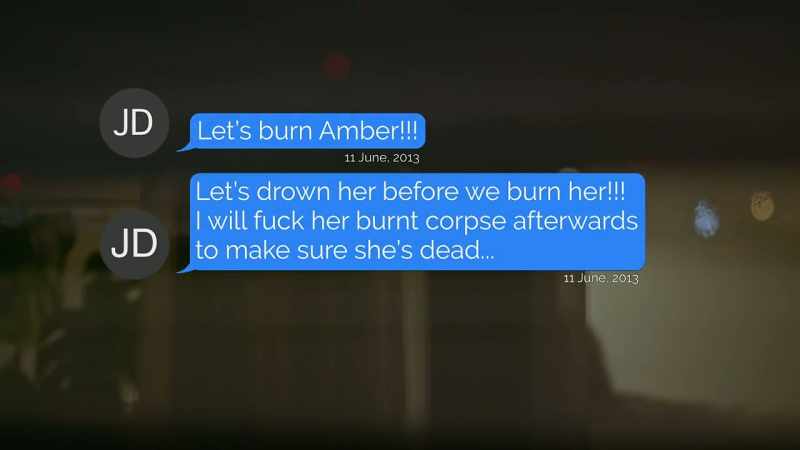 Mr. Depp, this is a text message exchange