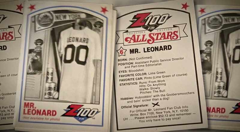 Mr. Leonard is sicker than a dog this morning