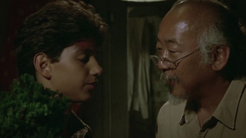 [Mr. Miyagi] Close eye. Trust
