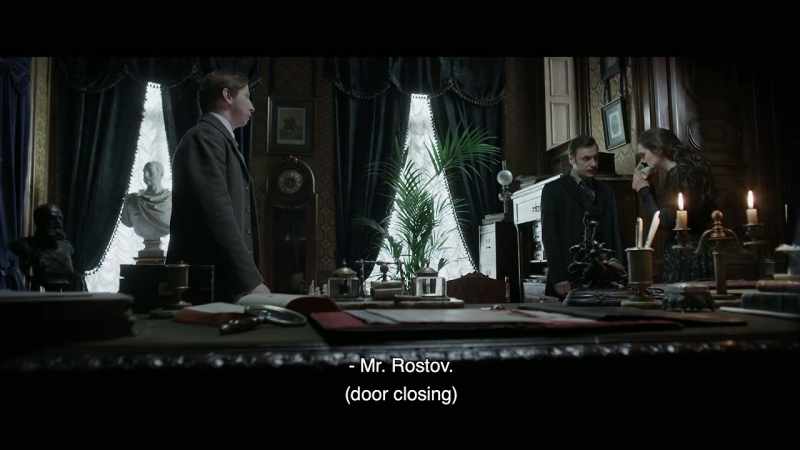 Mr. Rostov. (door closing)