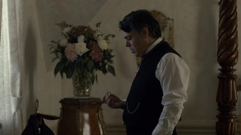 [Mrs. Barry] I'd offer you a penny for your thoughts, but