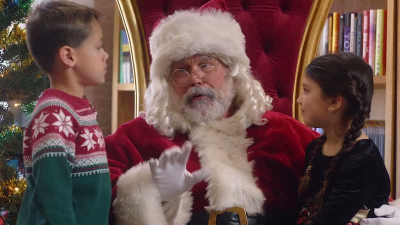 Mrs. Claus doesn't like the long beards