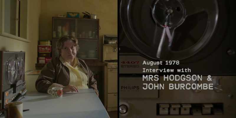Mrs. Hodgson is talking about, her interview