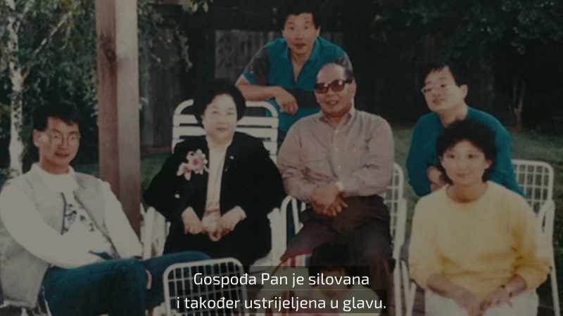 Mrs. Pan had been raped and she was also shot in the head