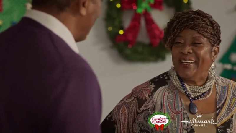 Ms. Felicia was out there doing the mistletoe tango