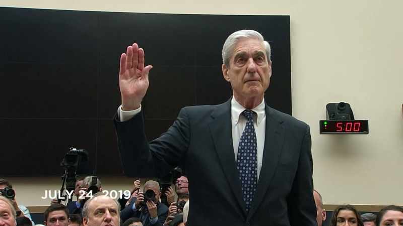 Mueller, that July, testifies in a very clearly lackluster