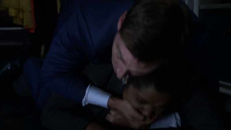 [Muffled cries]