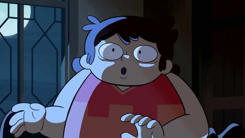 [ Muffled grunting ]