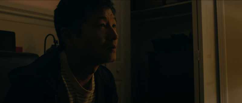 (muffled gunshots) (suspenseful music)