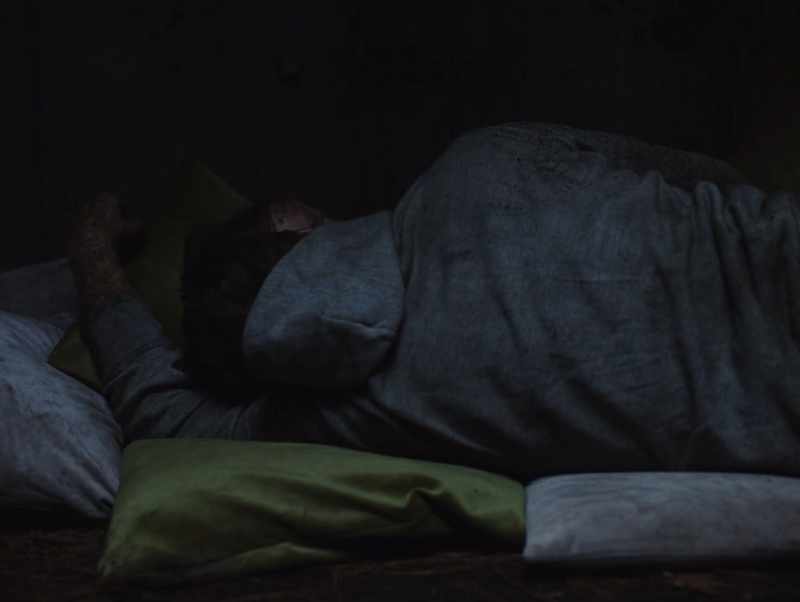 [muffled moaning]
