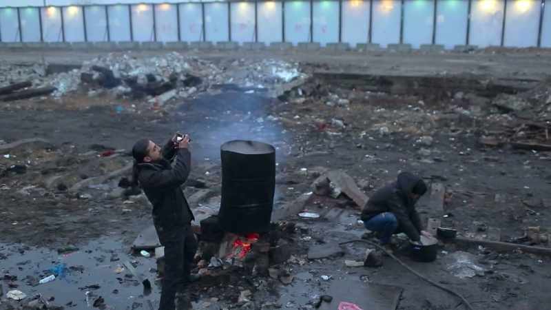 [Muhammed] I went to cover these young refugees stranded