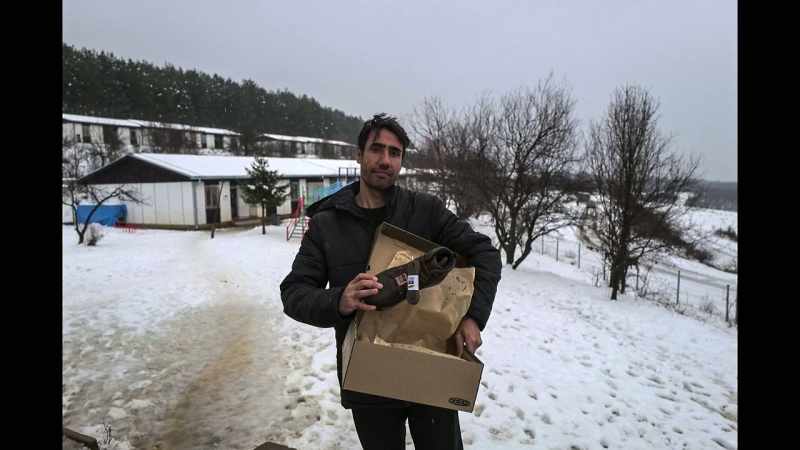 [Muhammed] We brought warm clothes, proper footwear
