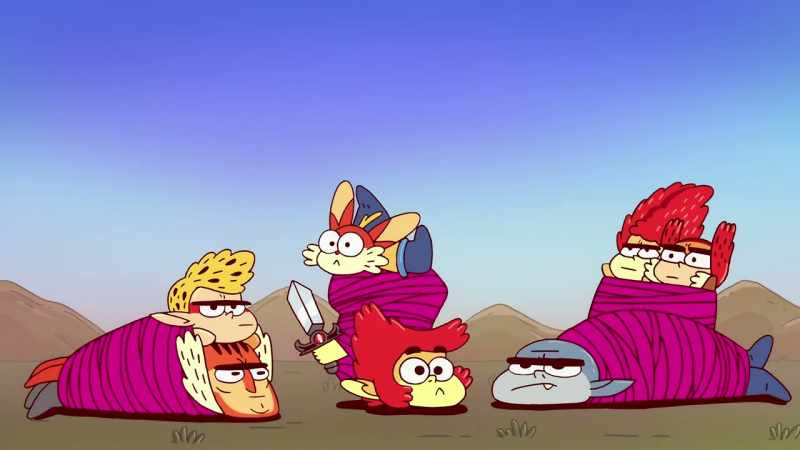 [MUMM-RA LAUGHS]
