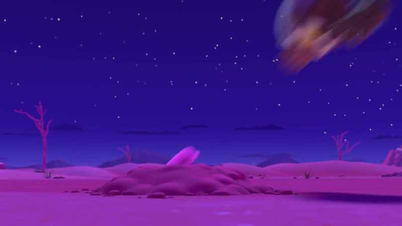 [music crescendos] -[drilling]