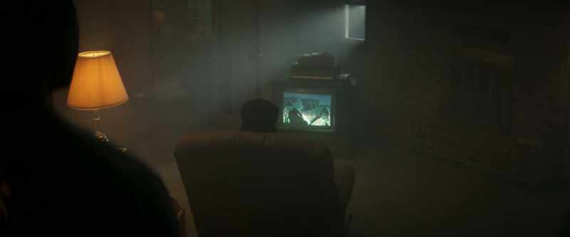 (music playing on television)