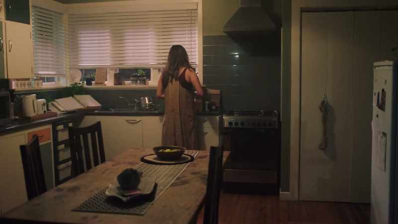 [music playing over radio] -[juice pouring]