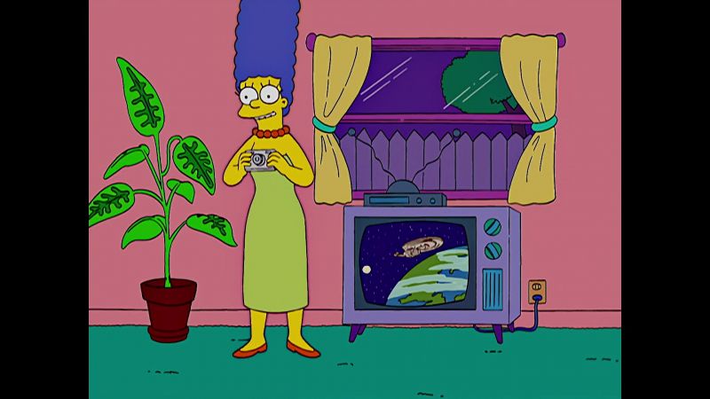 (music playing over TV)