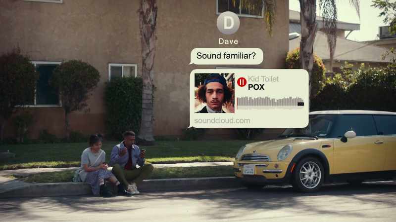 (music plays over phone)