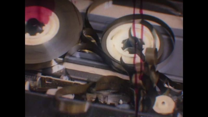 (music slows, distorts)