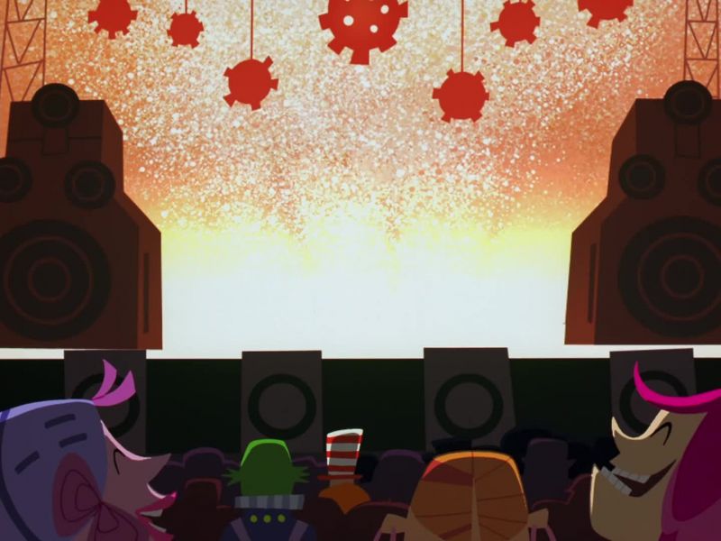 (MUSIC STOPS)