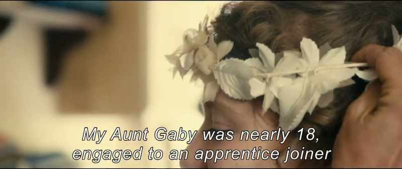 My Aunt Gaby was nearly 18, engaged to an apprentice joiner