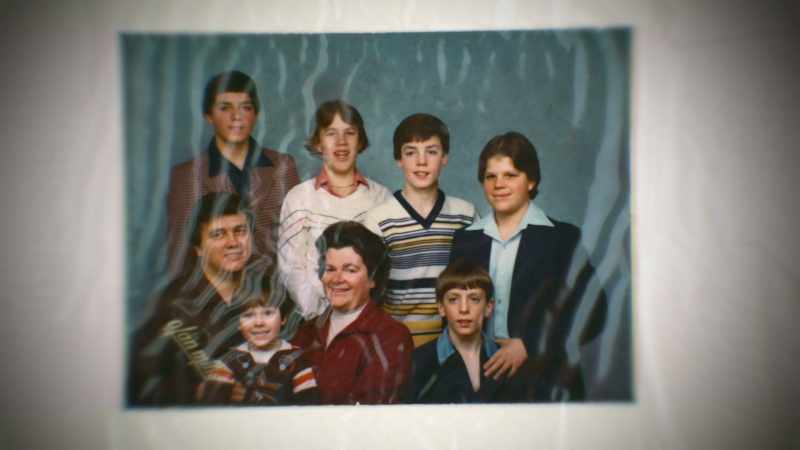 My biological mother, she would come around sometimes