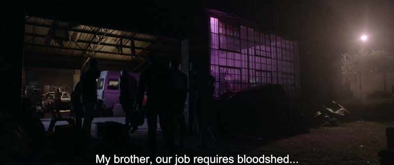 My brother, our job requires bloodshed