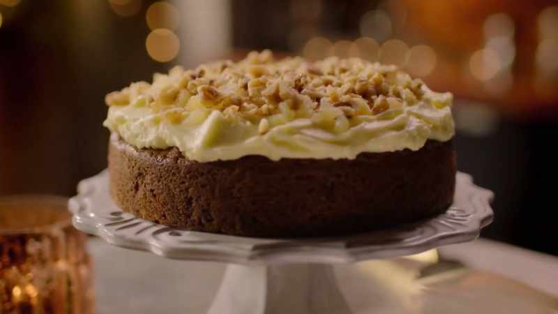 My carrot cake is relaxingly simple to make, just a bowl