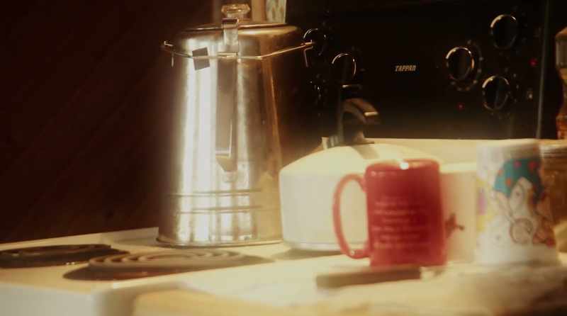 My chair, my favorite coffee mug