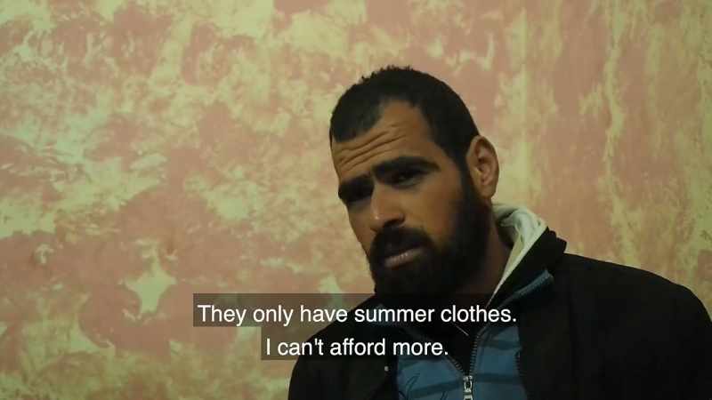 My children don't even have proper clothes. The situation is desperate
