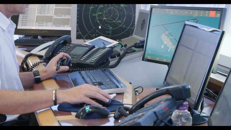 My co-pilot, Ralph Stevens, was in control