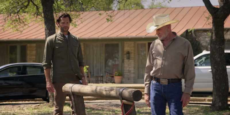 My dad hitched his horse to it. His dad