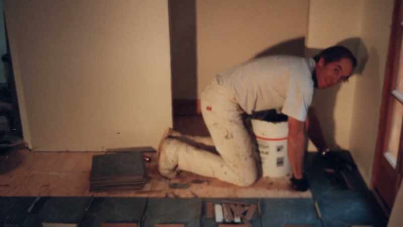 My dad worked as a carpenter, as a contractor