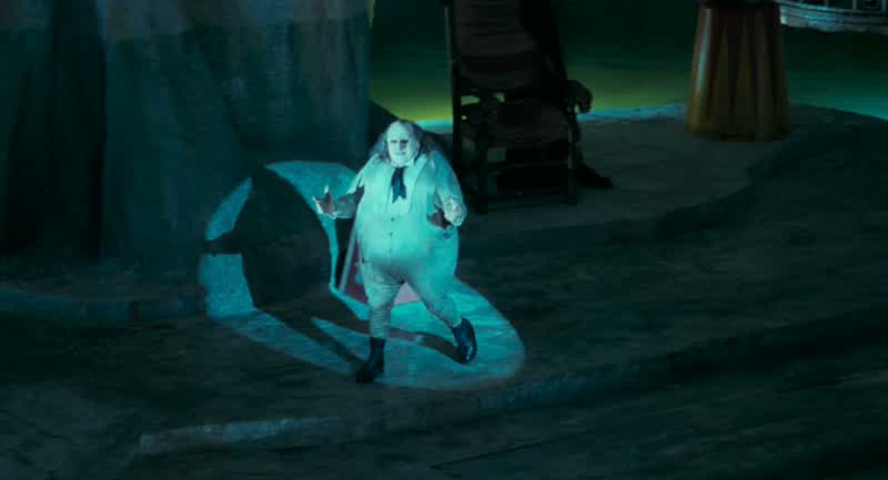 My dear penguinswe stand on a great thresholdIt's okay to be scaredMany of you won't be coming backThanks to Batmanthe time has cometo punish all God's childrenFirst second third and fourth bornWhy be