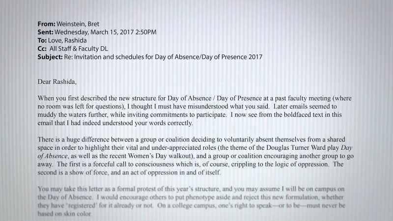 My email went to the staff and faculty email list