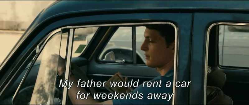 My father would rent a car for weekends away
