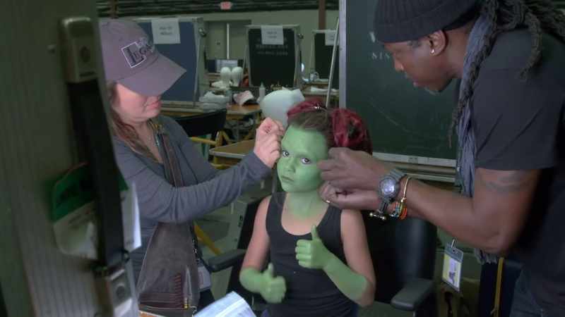 My first day on set was crazy