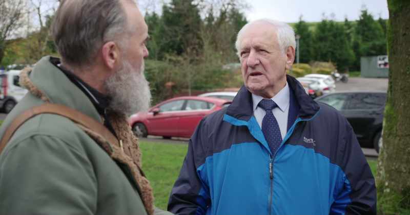My intention was to confront him and ask him about his career during the war