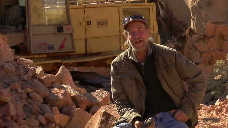 My job today will be breaking rocks on the face