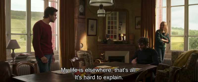 My life is elsewhere, that's all. It's hard to explain