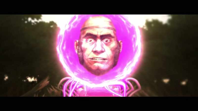 My magically projected head! [ Cackles ]