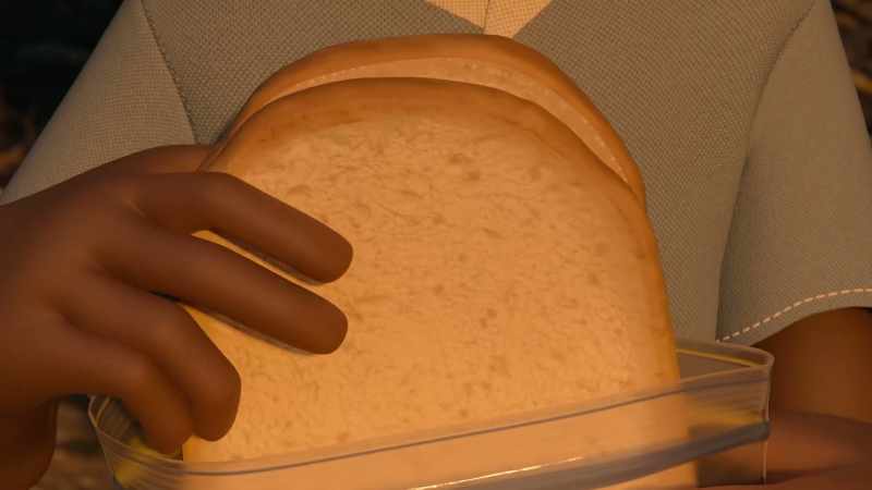 My mom doesn't like it, so I eat it when she's not around. [Chuckles]